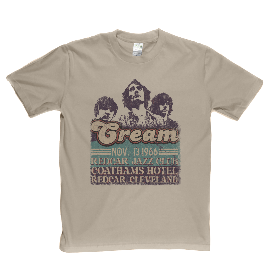 Cream 1966 Redcar Poster T-Shirt