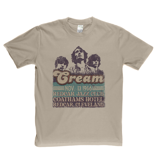 Cream 1966 Redcar Poster T-Shirt