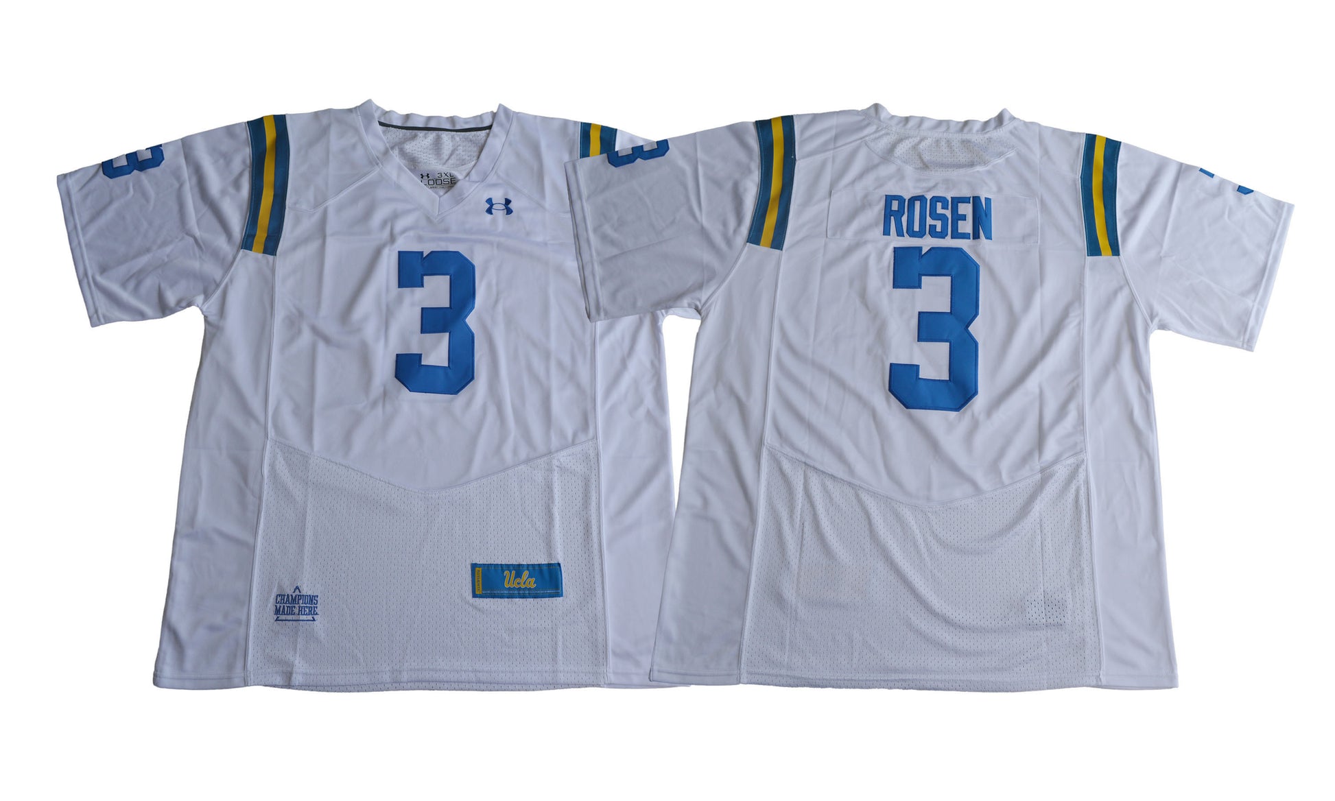 UCLA Bruins #3 White Under Armour