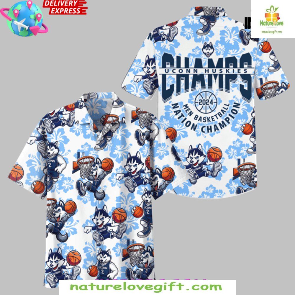 UConn Huskies Nation Champion Hawaiian Shirt