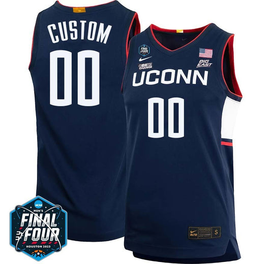 UConn Huskies 2023 Final Four College Basketball Limited Custom Jersey – Navy