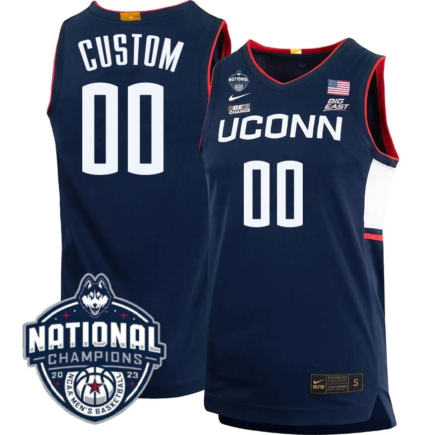 UConn Huskies 2023 National Champions College Navy