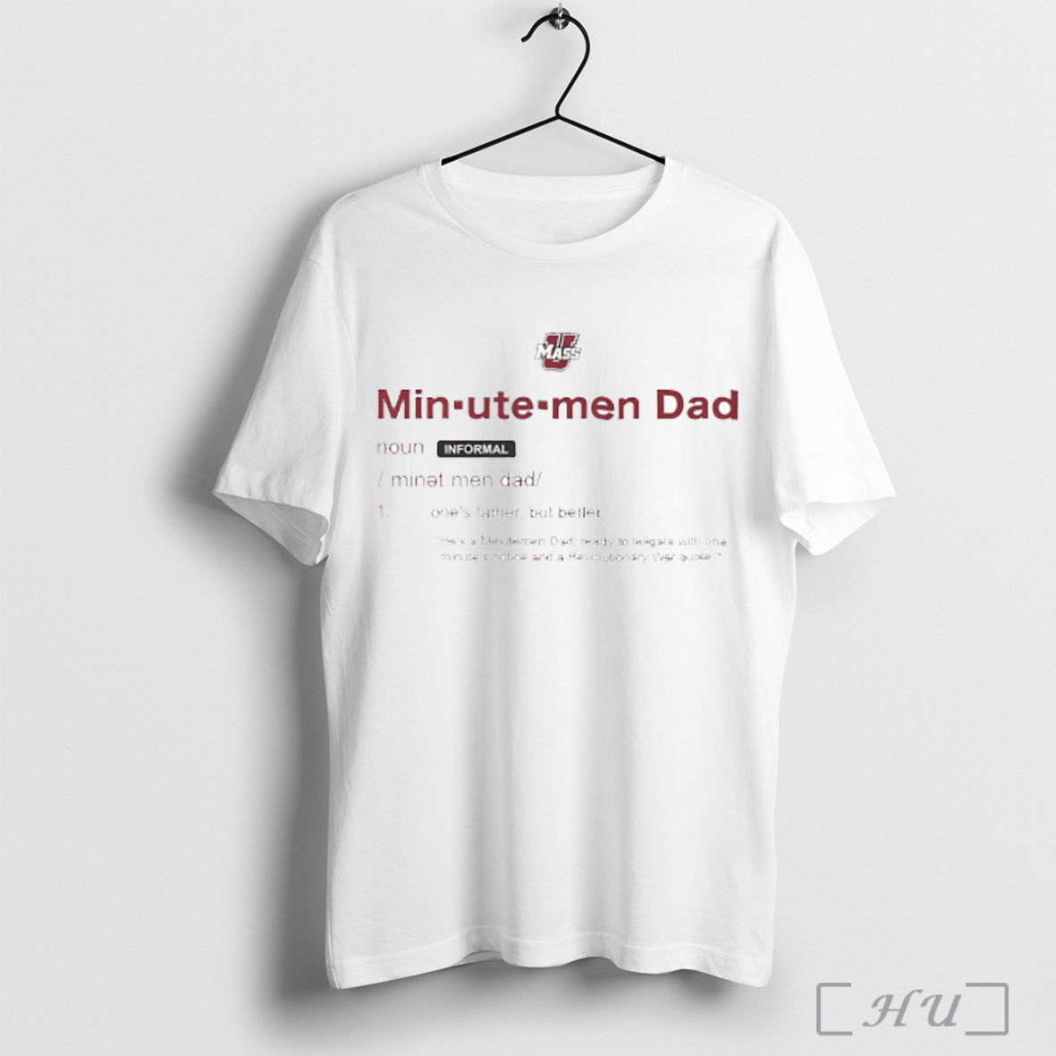 Umass Minutemen Dad Definition T Shirt