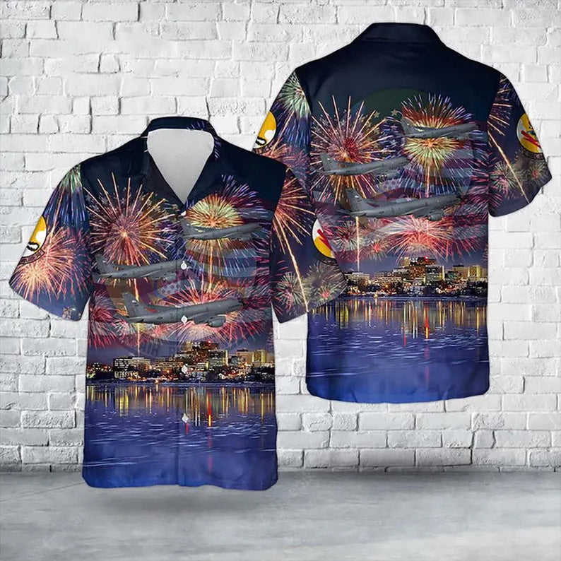 US Air Force Aircraft Graphic Hawaiian Shirt No. 1