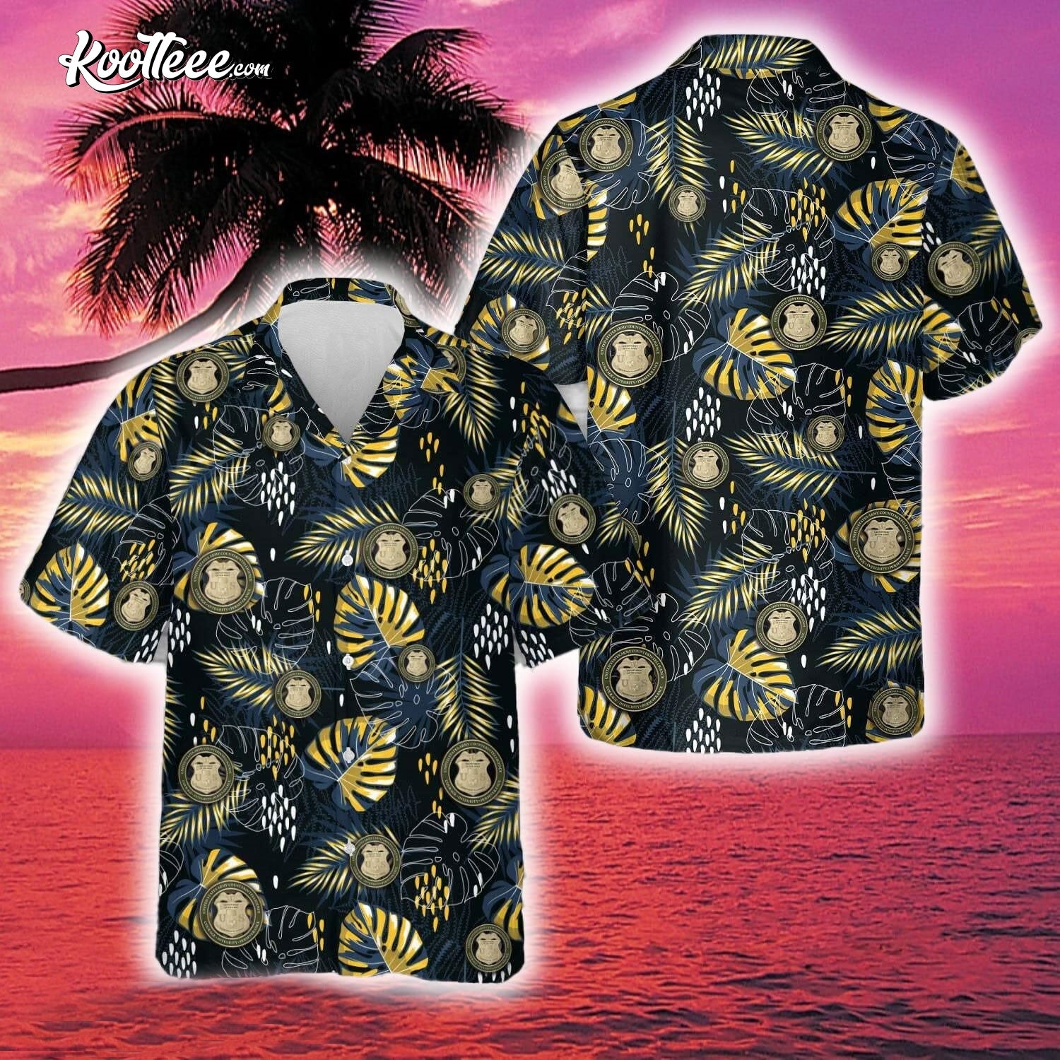 US Army Counterintelligence ACI Hawaiian Shirt