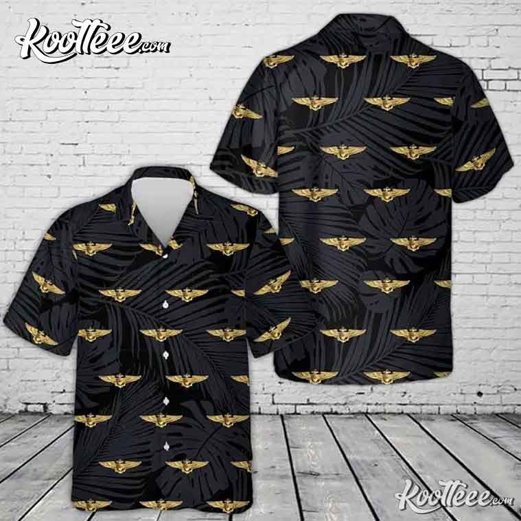 US Navy Aviator Badge Hawaiian Shirt