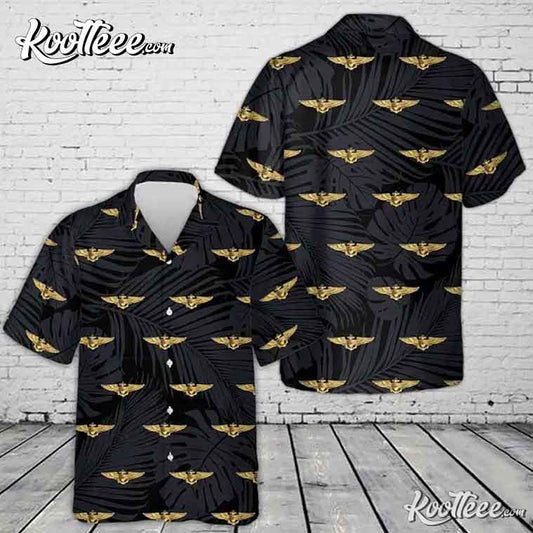 US Navy Aviator Badge Hawaiian Shirt