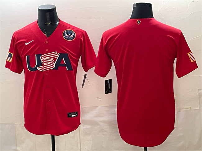 USA Baseball Blank Red 2026 World Baseball Classic United States 250th Anniversary