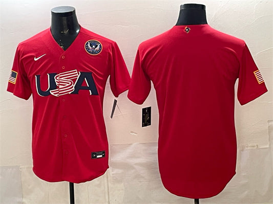 USA Baseball Blank Red 2026 World Baseball Classic United States 250th Anniversary