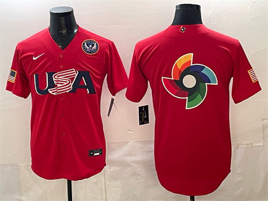 USA Baseball Team Big Logo Red 2026 World Baseball Classic United States 250th