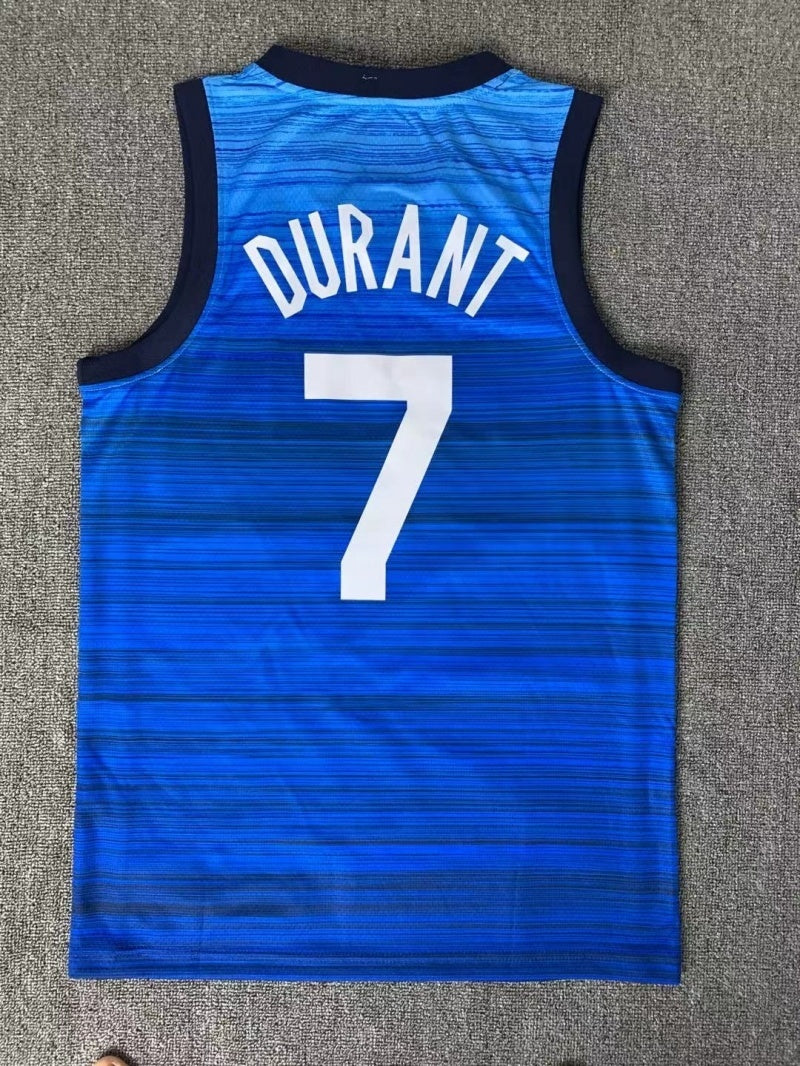USA Dream Team 14 #7 Durant Tokyo Olympics Team USA Blue Style 2