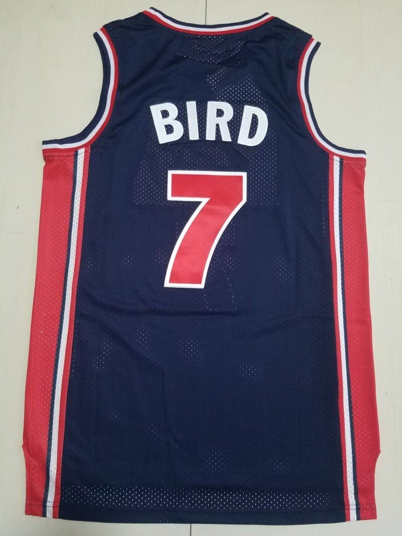 USA #7 Bird Dream Team Blue 7 Retro s-xxl Style 1