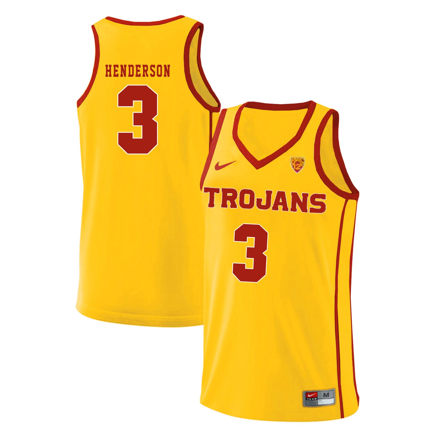 USC Trojans Henderson 3 Yellow Basketball