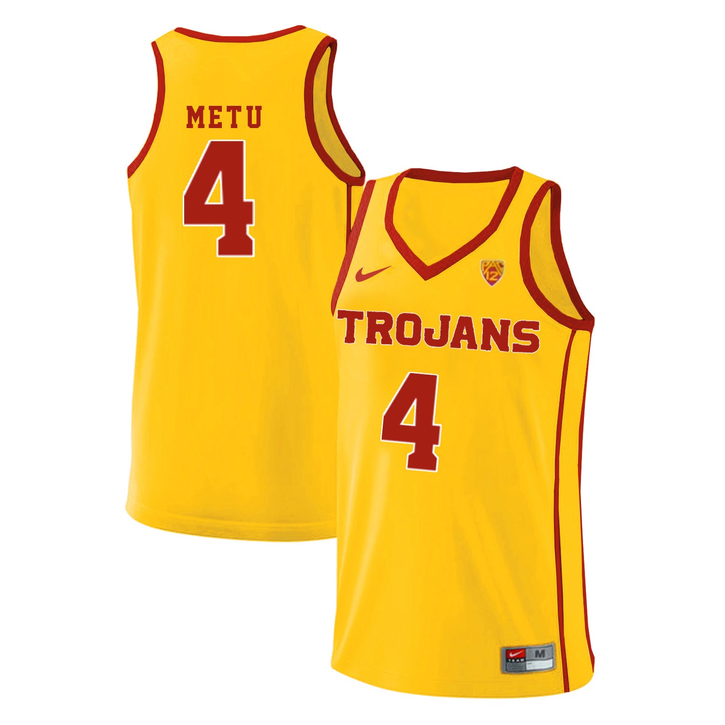 USC Trojans Metu 4 Yellow Basketball