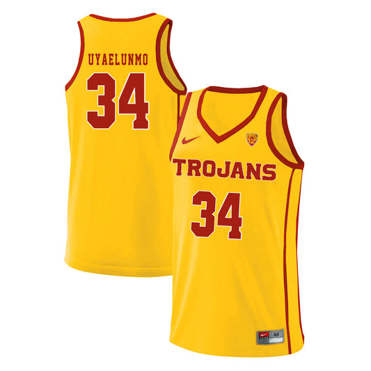 USC Trojans Uyaelunmo 34 Yellow Basketball