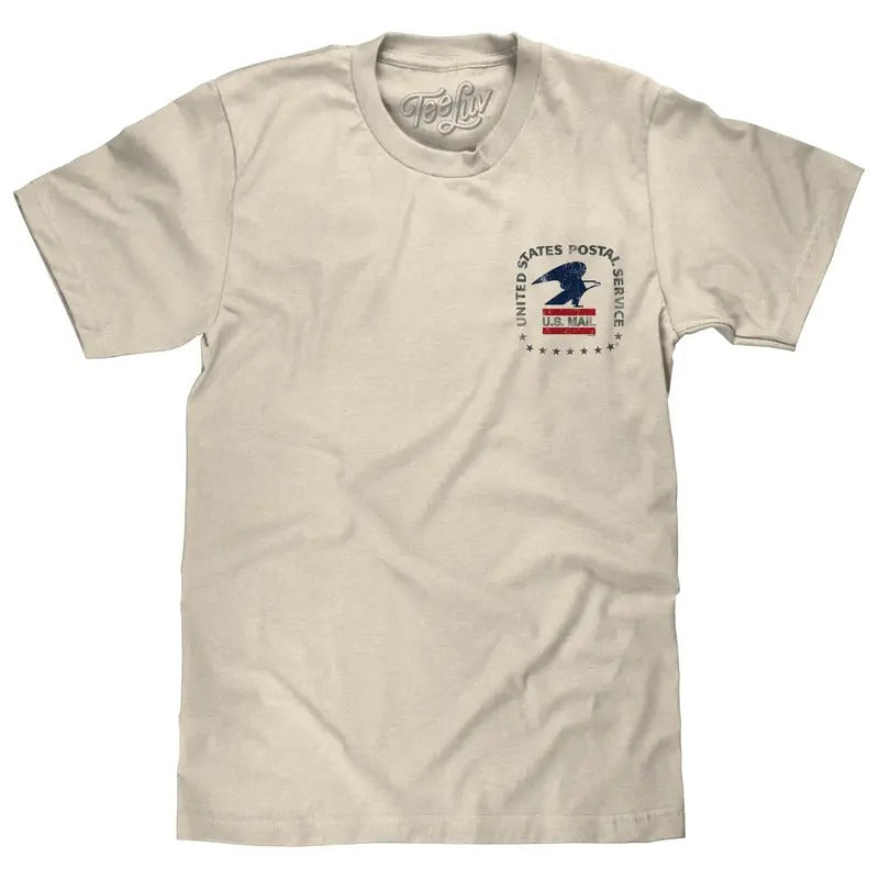 USPS United States Postal Service Mail Eagle T-Shirt - Cream Hoodie, Sweatshirt | InkThreadWorks.com