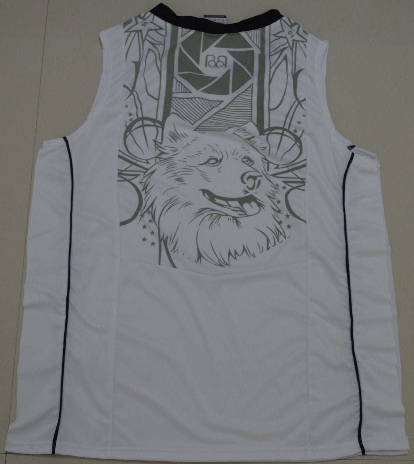 Uconn Blank White Back