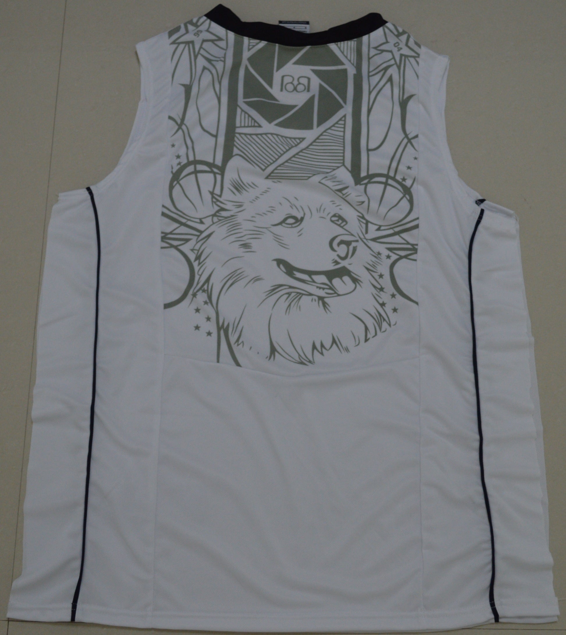 Uconn Blank White Back
