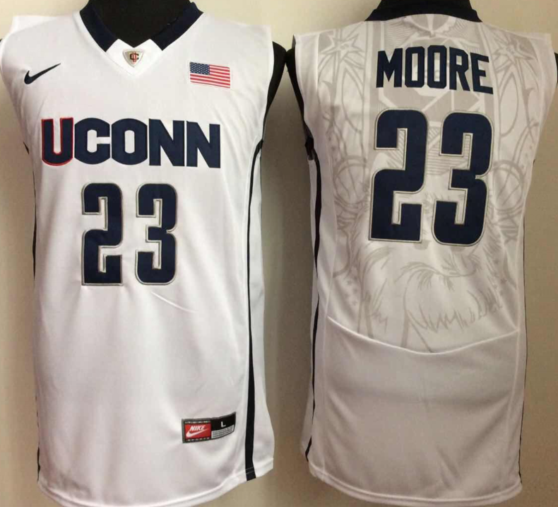 Uconn Huskies #23 Maya Moore White
