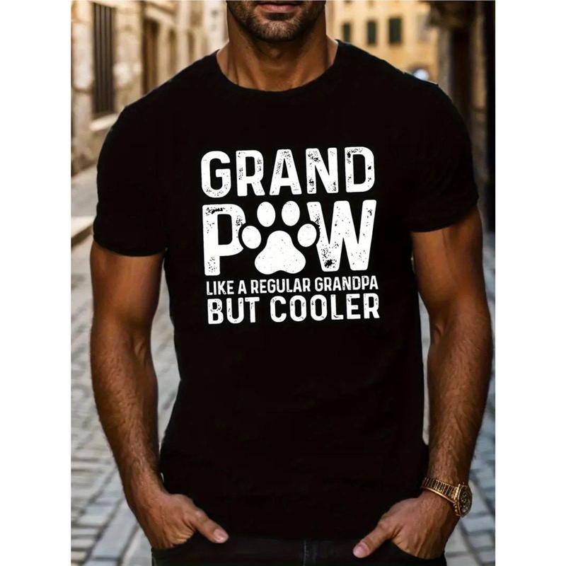 Ultra-Soft Breathable Grand Paw Print For Men Women Couple Fashion T-Shirt, Comfort-Fit Crew Neck Cotton Street Short...