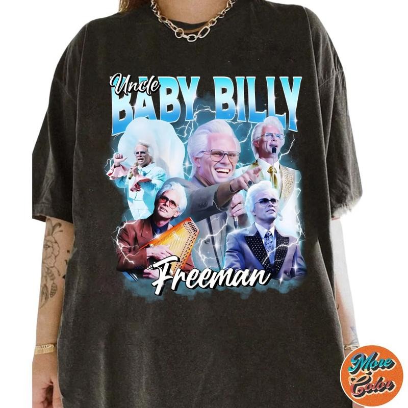 Uncle Baby Billy Shirt, The Righteous Gemstones Movie, Misbehavin Tour T-Shirt, Uncle Baby Billy Freeman Shirts, Cotton Unisex T-shirt, Crew Neck, Size S- 3XL, Menswear Top, Womenswear Top Underwear Streetwear