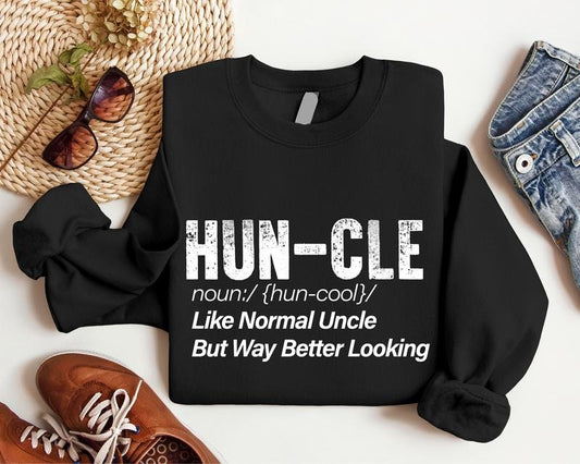 Uncle Definition Sweatshirt, Cool Uncle Hoodie, Uncle Pregnancy Announcement Sweatshirt, Uncle Birthday Gift Long Sleeve,...