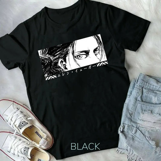 Unisex Attack On Titan Season 4 Eren Tatakae, AoT Anime, Eren Yeager T-Shirt S-4XL Hoodie, Sweatshirt | InkThreadWorks.com