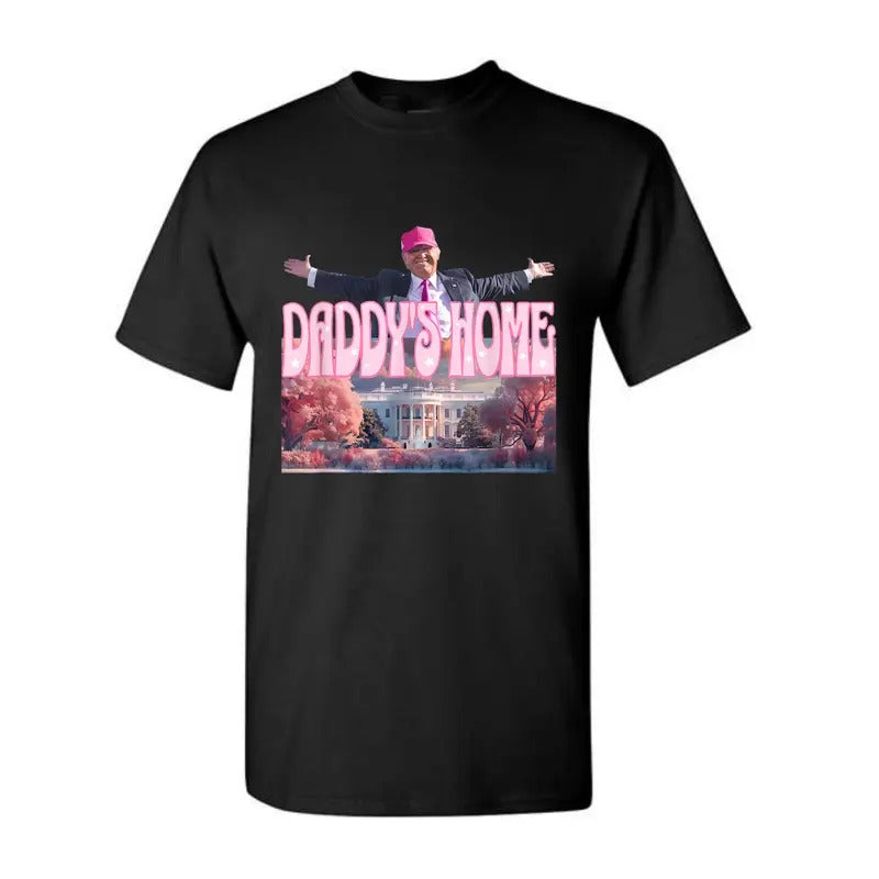 Unisex Daddy's Home Real Trump Shirt, Republican Gift Hoodie, Sweatshirt | InkThreadWorks.com