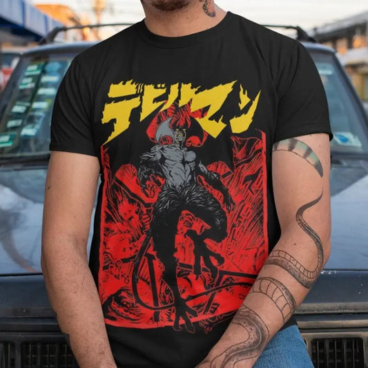 Unisex Devilman Crybaby Anime T-Shirt, Akira Fudo, Ryo Asuka Manga Shirt, anime clothes