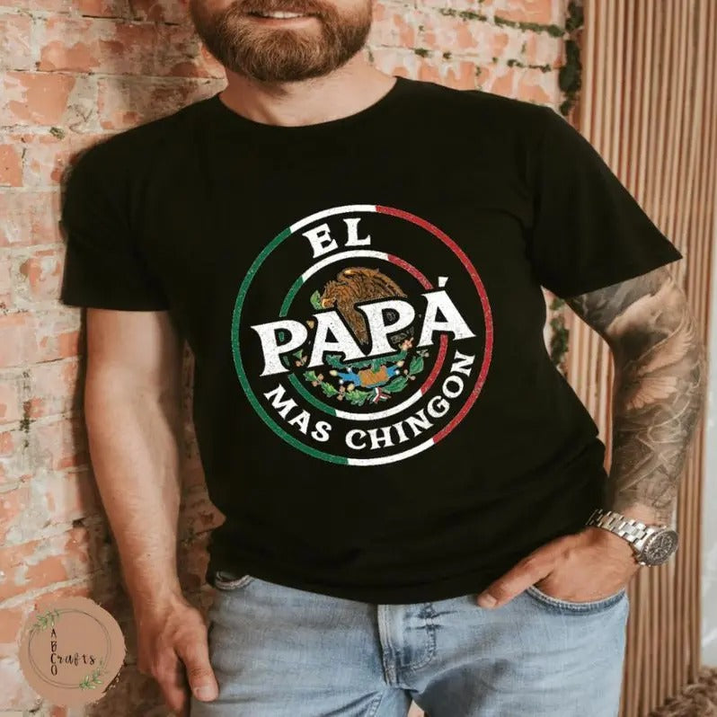 Unisex El Papa Mas Chingon T-Shirt Fabric Menswear Hoodie, Sweatshirt | InkThreadWorks.com