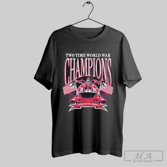 United States America Two Time World War Champions