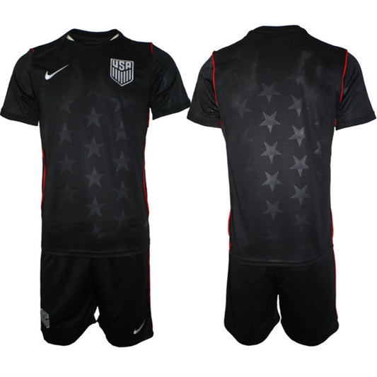 United States Blank Black 2026 Away Soccer Jersey Suit
