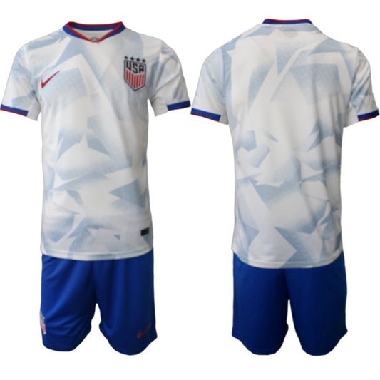 United States Custom White 2026 World Cup Home Soccer Jersey Suit