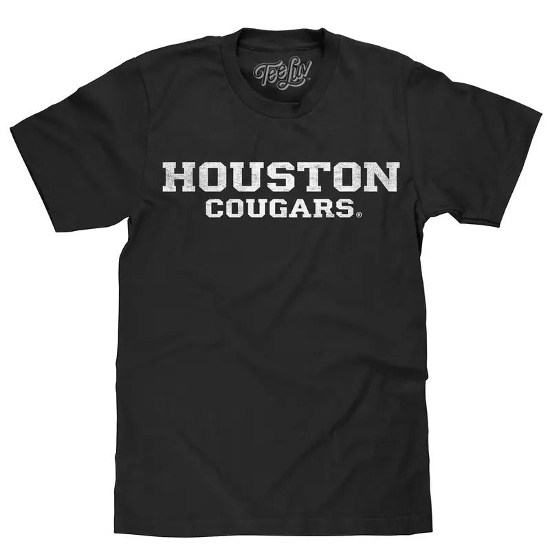University of Houston Cougars T-Shirt - Black Hoodie, Sweatshirt | InkThreadWorks.com