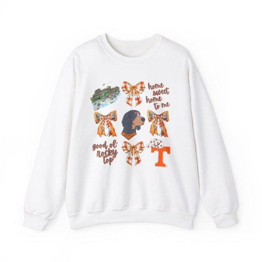 University of Tennessee Vols Unisex Crewneck Sweatshirt Game Day Fan Gear Gifts Coquette Bow T-Shirts, Hoodie