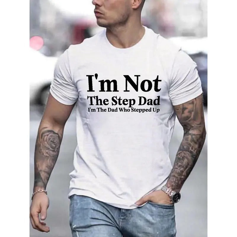 Unleash Your Inner Hero Dad - Bold Graphic Print T-Shirt for Men - Premium, Lightweight, Short Sleeve Tee Perfect for Summer Casual Wear Made in USA