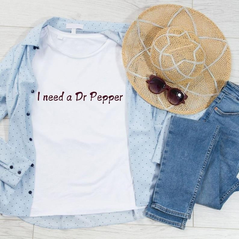 [Up To 5XL] I Need a Dr Pepper Shirt, DR. Pepper Shirt, I Need A Dr. Pepper Shirt, Dr. Pepper Sweatshirt, Gift for Soda...