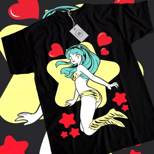 Urusei Yatsura Anime T-Shirt & Sweatshirt, Lum The Invader Girl Graphic Tee, Anime Manga Lover Gifts