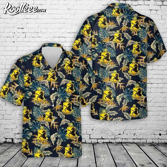 Us Army 112th Cavalry Distinctive Insignia Hawaiian Shirt