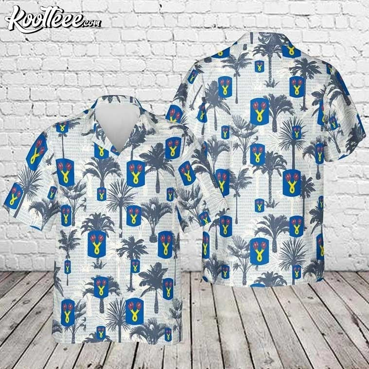 Us Army 196th Infantry Brigade Chargers Hawaiian Shirt