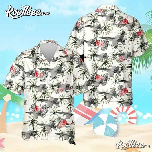 Us Navy FA-18F Super Hornet Green Hornet Hawaiian Shirt