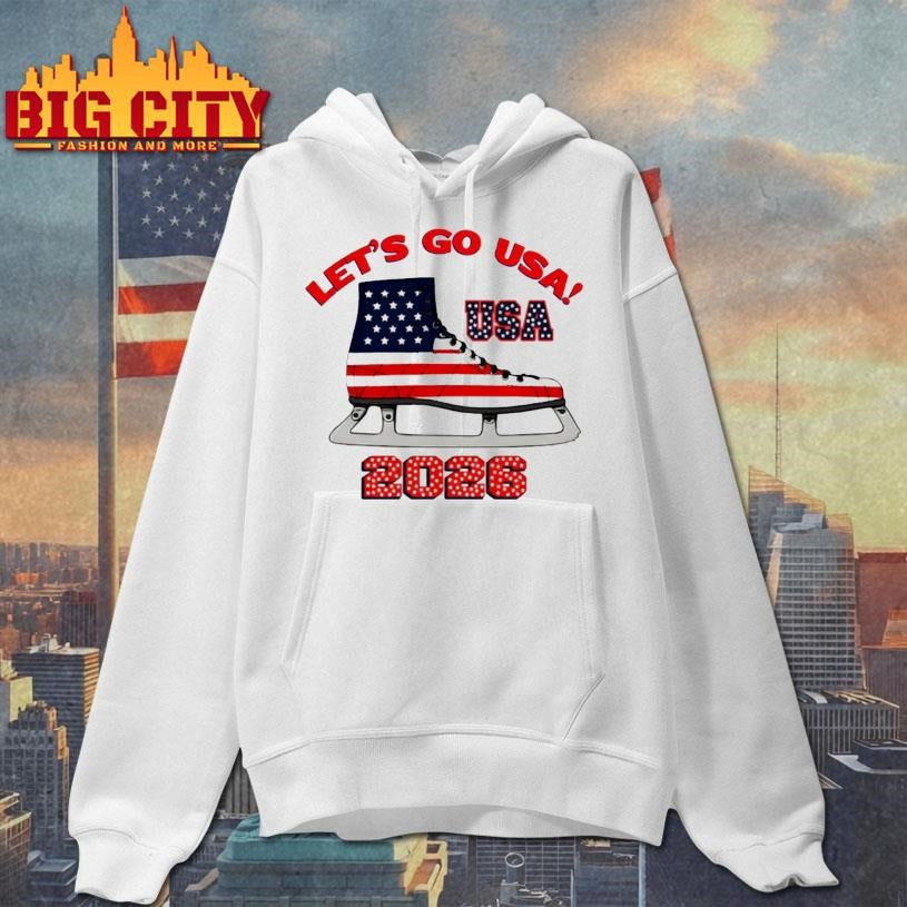 Usa Ice Skating 2026 Winter Olympics Vintage Shirt