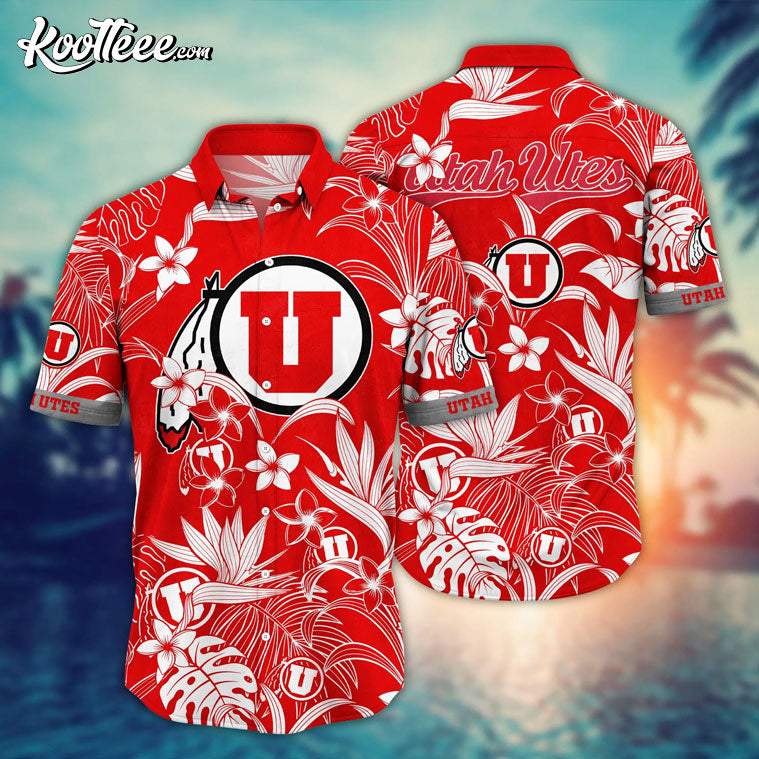 Utah Utes NCAA Hawaiian Shirt