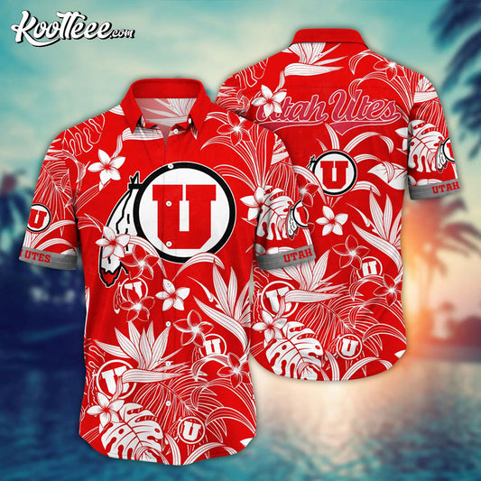 Utah Utes NCAA Hawaiian Shirt