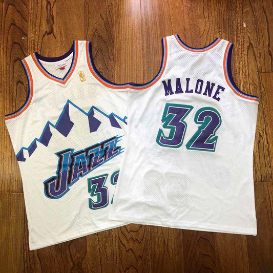 Utah Jazz #32 Karl Malone Jazz Team 32 # Malone AU Embroidered Jersey