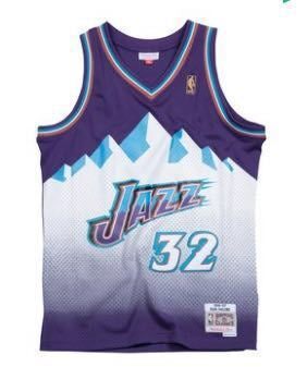 Utah Jazz# 32 Karl Malone Mitchell Ness Jazz 32 Style 2