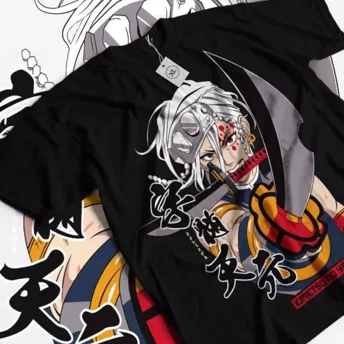 Uzui Tengen T-Shirt Demon Slayer Kimetsu No Yaiba Anime Gift Shirt All Size