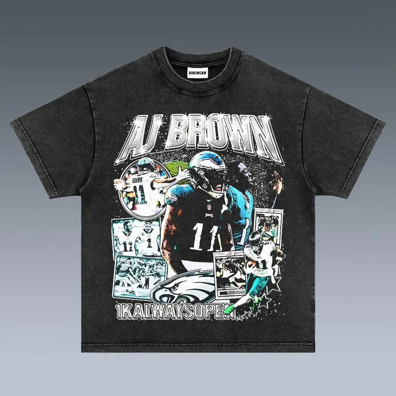 VINTAGE TEE | AJ BROWN - Soft and Comfortable Shirt - Unisex - Graphic T-Shirt