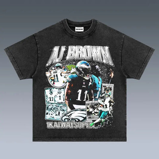 VINTAGE TEE | AJ BROWN - Soft and Comfortable Shirt - Unisex - Graphic T-Shirt