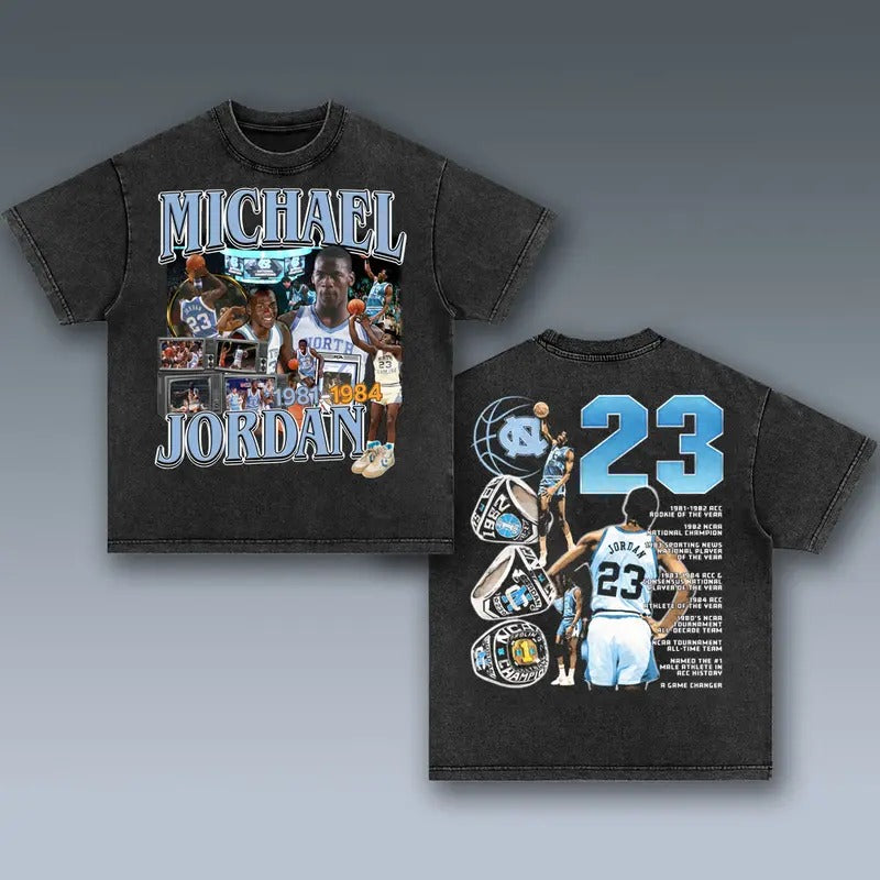 VINTAGE TEE | MICHA3L J0.RDAN Hoodie, Sweatshirt | InkThreadWorks.com